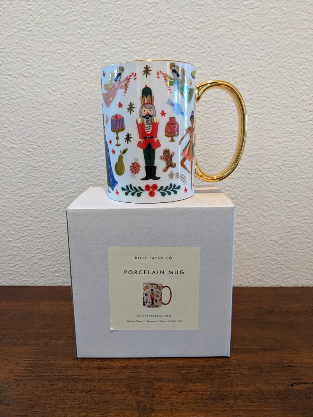 Rifle Paper Co. Nutcracker Porcelain Mug